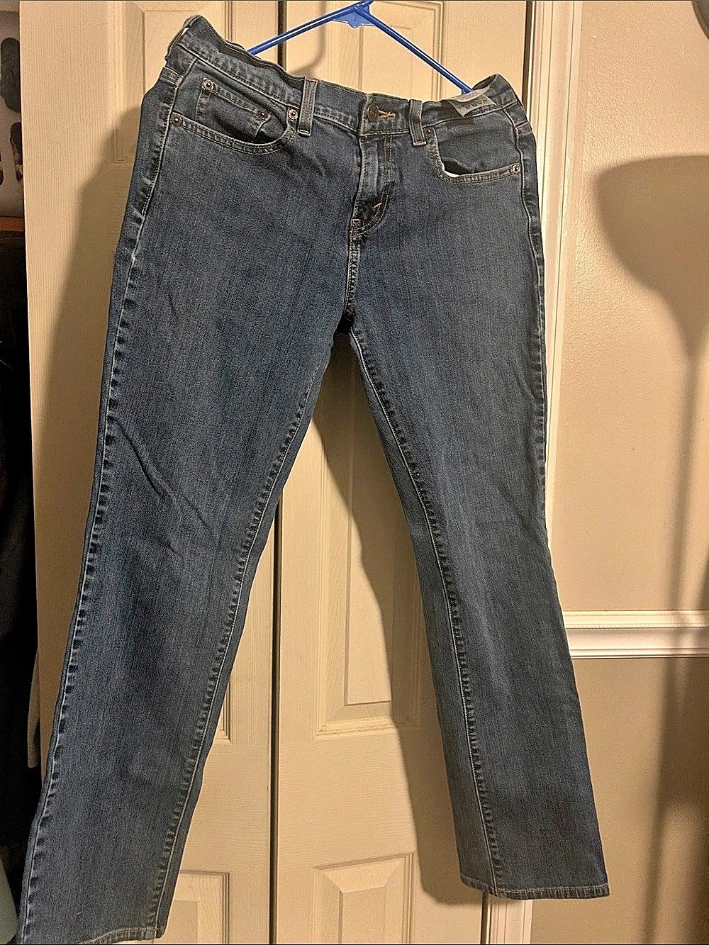 Levi's Straight Leg Jeans Denim Size 6 M Vintage Red Tag Like New